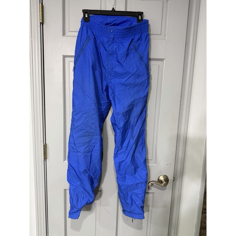 Vintage Serac TGF Waterproof Ski Pants Men's XL Blue With Small Defects
